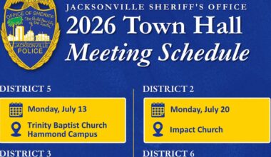 Jacksonville Sheriff hosts community town halls across six districts – Action News Jax