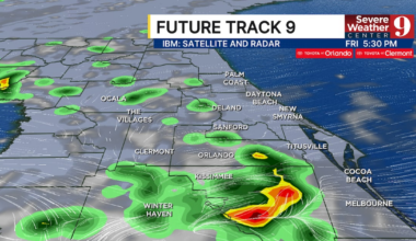 Hot and humid Florida summer day, some afternoon storms, more expected this weeekend
