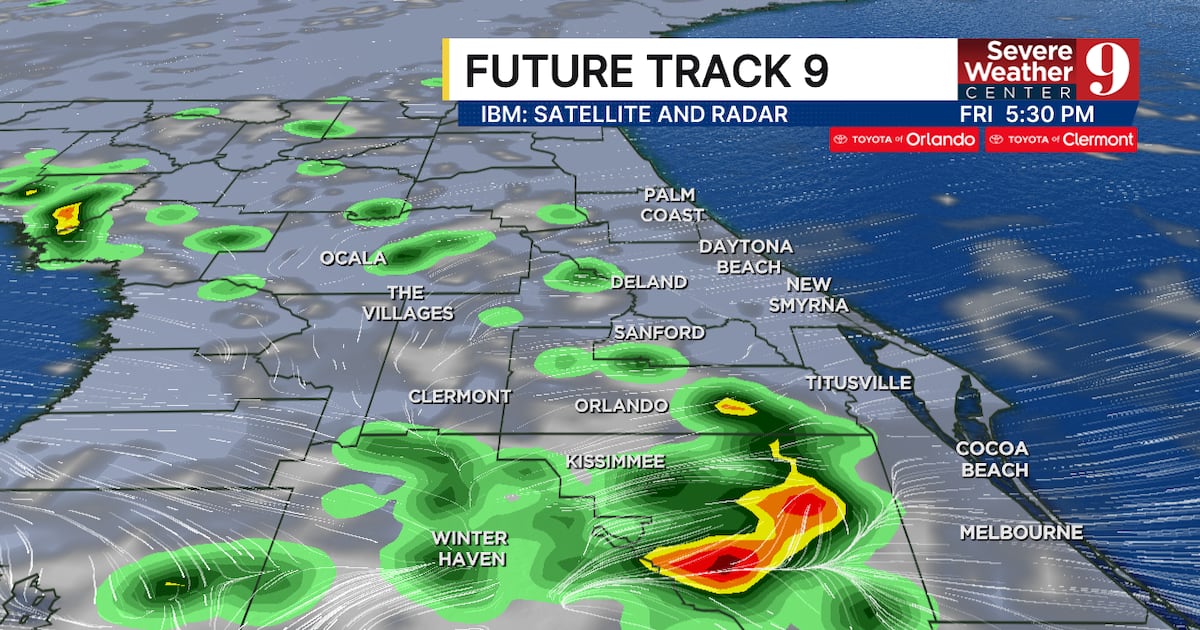 Hot and humid Florida summer day, some afternoon storms, more expected this weeekend