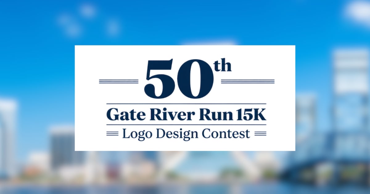 Choose the logo for 50th Gate River Run in Jacksonville