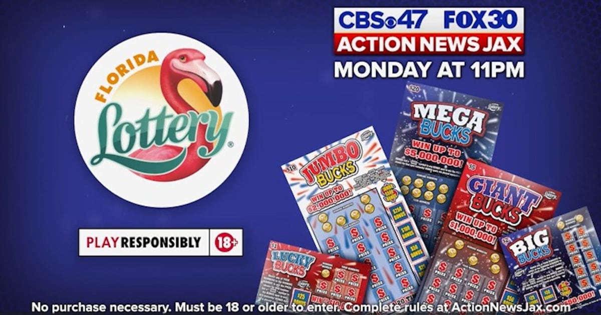 Contest: Watch Action News Jax weeknights at 11 p.m. to win $300 in Florida Lottery scratch-offs