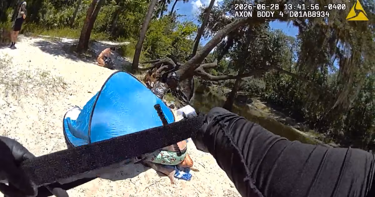 Body cam footage released in Florida alligator attack