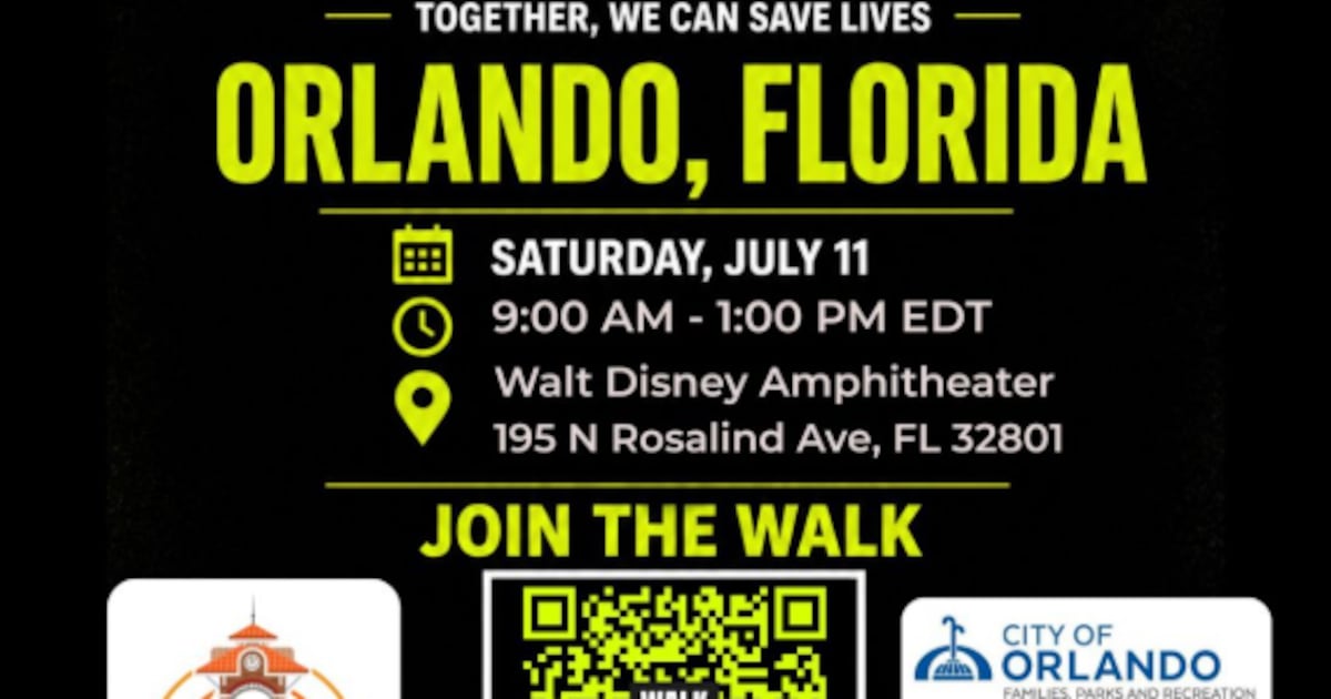 Orlando's Walk for Lives: Fentanyl Awareness Walk