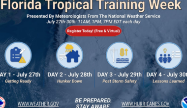 National Weather Service to host free virtual hurricane preparedness training for Florida residents