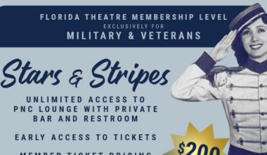 Florida Theatre honors military with Stars & Stripes Membership – Action News Jax