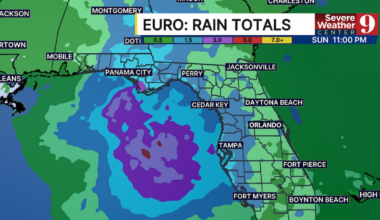 NHC Monitoring Tropical Disturbance Near Florida