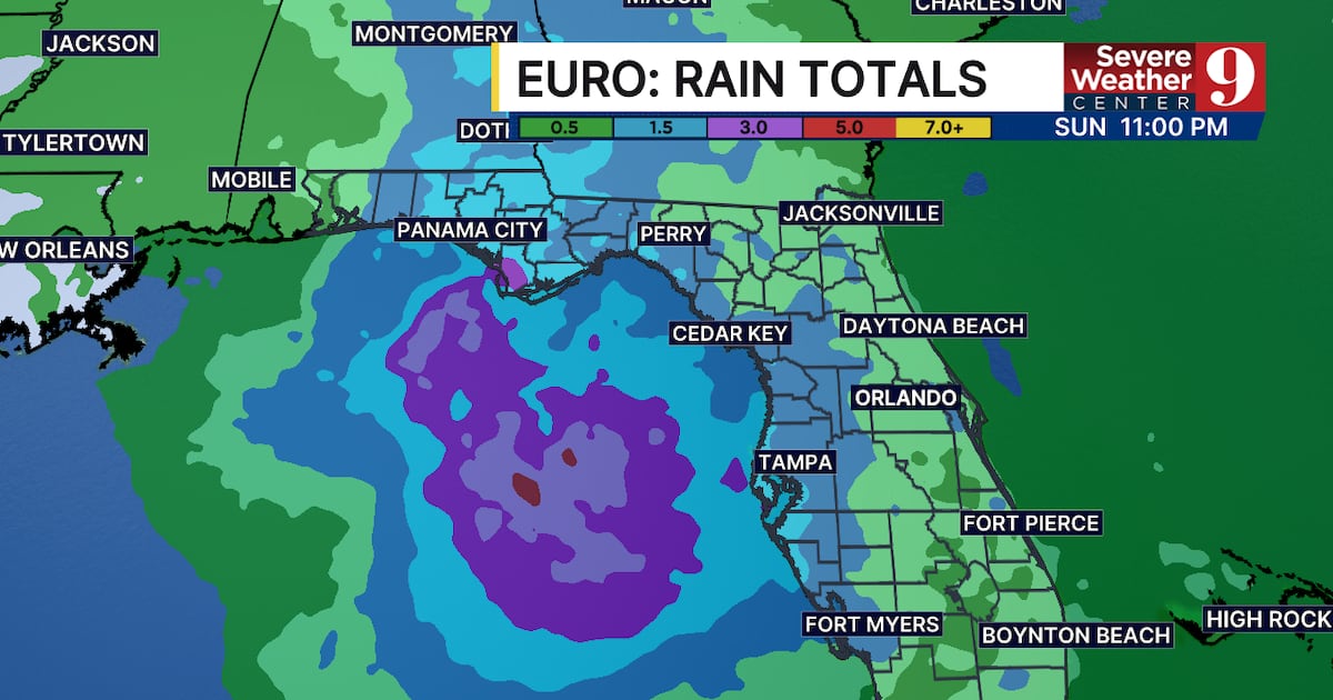 NHC Monitoring Tropical Disturbance Near Florida