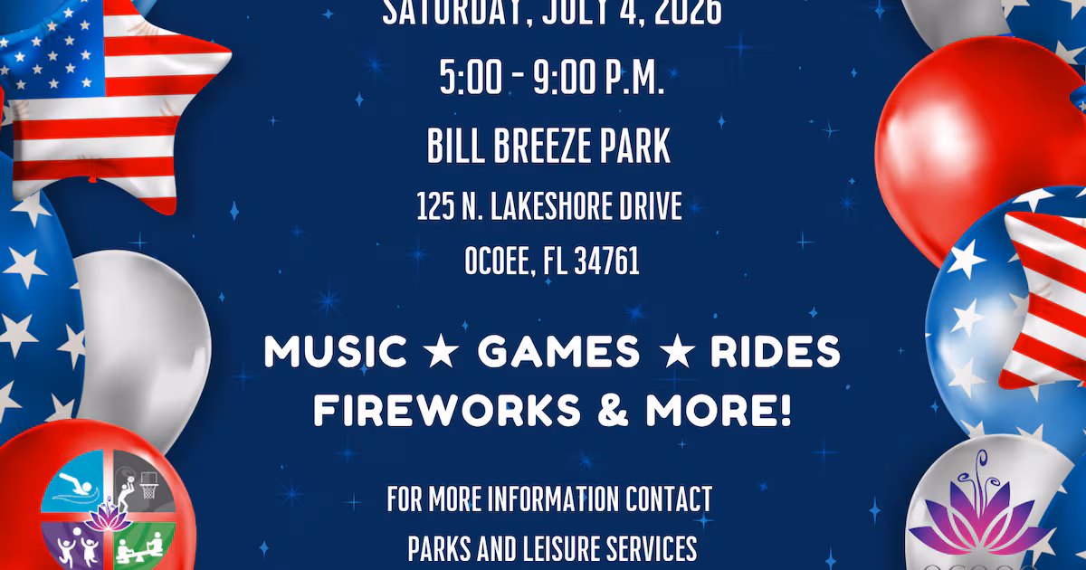Ocoee's Independence Day Bash: Music, Reenactments, Fireworks