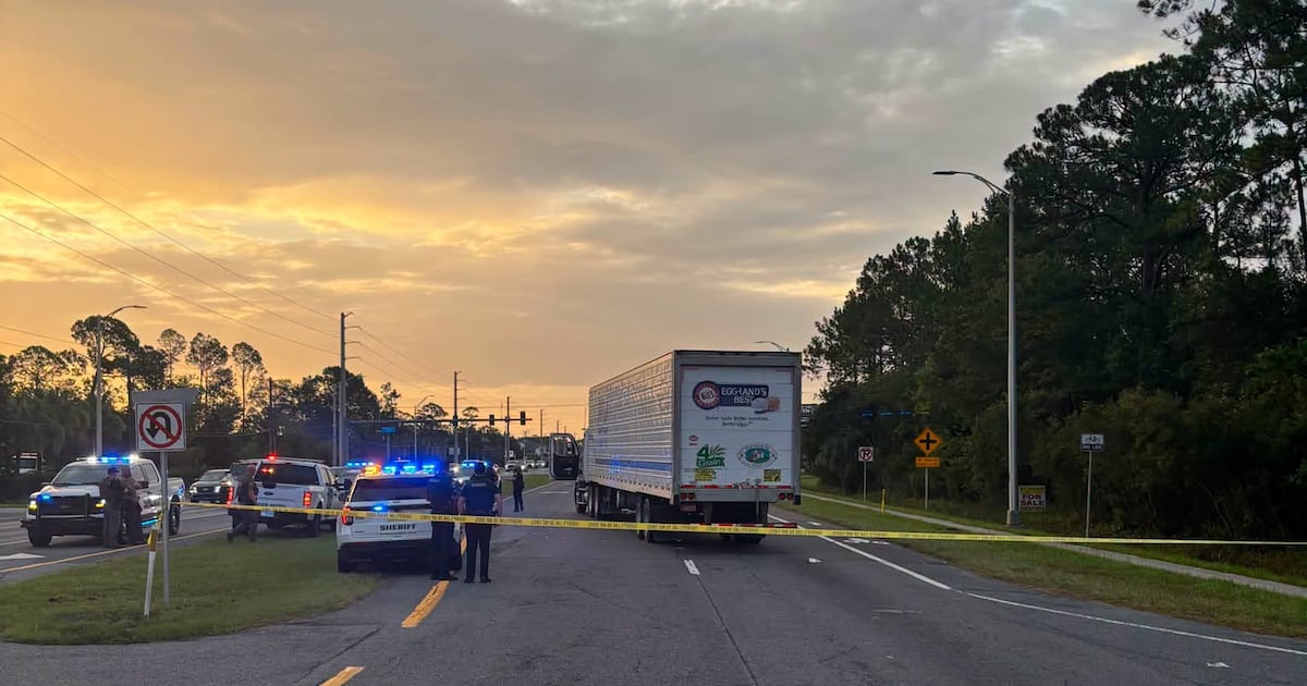 Man fleeing immigration officers in Florida is struck and killed by tractor trailer, police say
