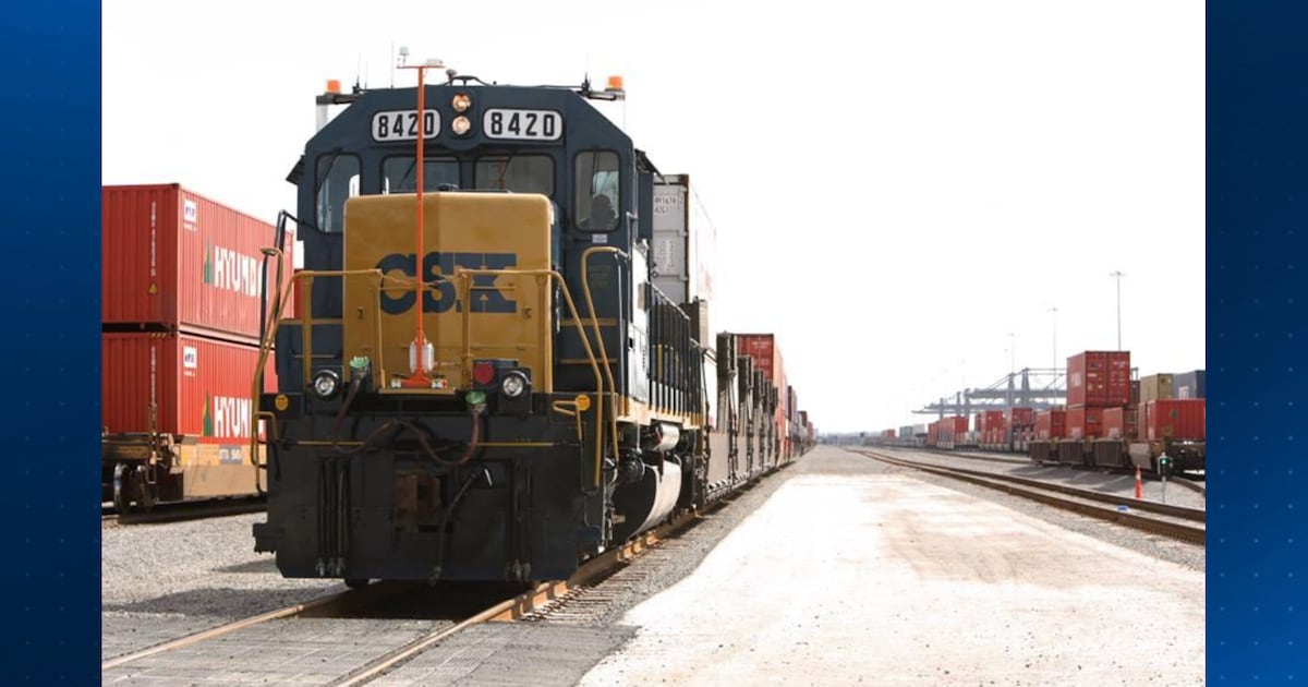 Crane collapse injures two workers at CSX yard