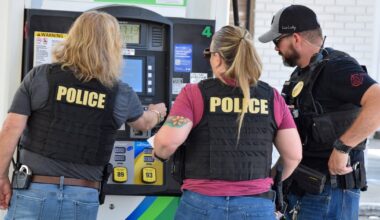 Winter Springs Police inspect gas pumps for skimmers