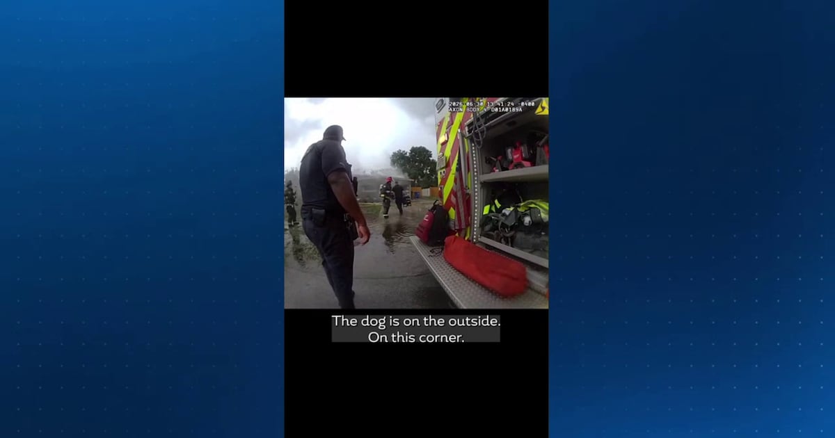 Ocoee house fire: Teamwork saves family pet