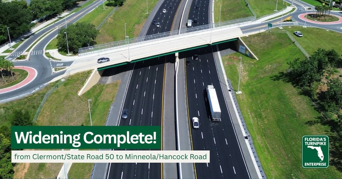 Florida's Turnpike Expansion Reduces Traffic Congestion