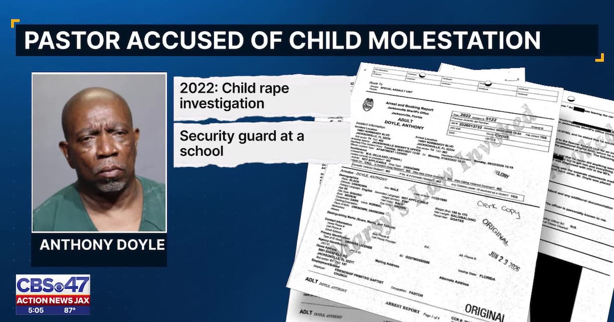 Jacksonville pastor arrested for alleged lewd molestation of a minor – Action News Jax