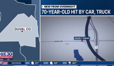 Man hit by car in Jacksonville, good Samaritan then runs him over while trying to help – Action News Jax