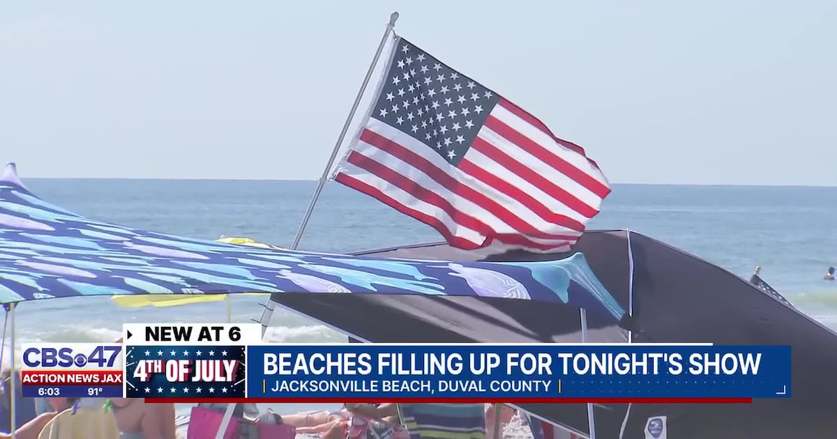 Thousands gather at Jacksonville beaches to celebrate America’s 250th birthday
