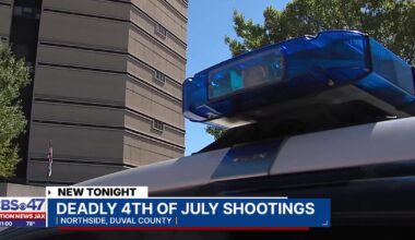Four shootings across Jacksonville over the holiday weekend leave two dead