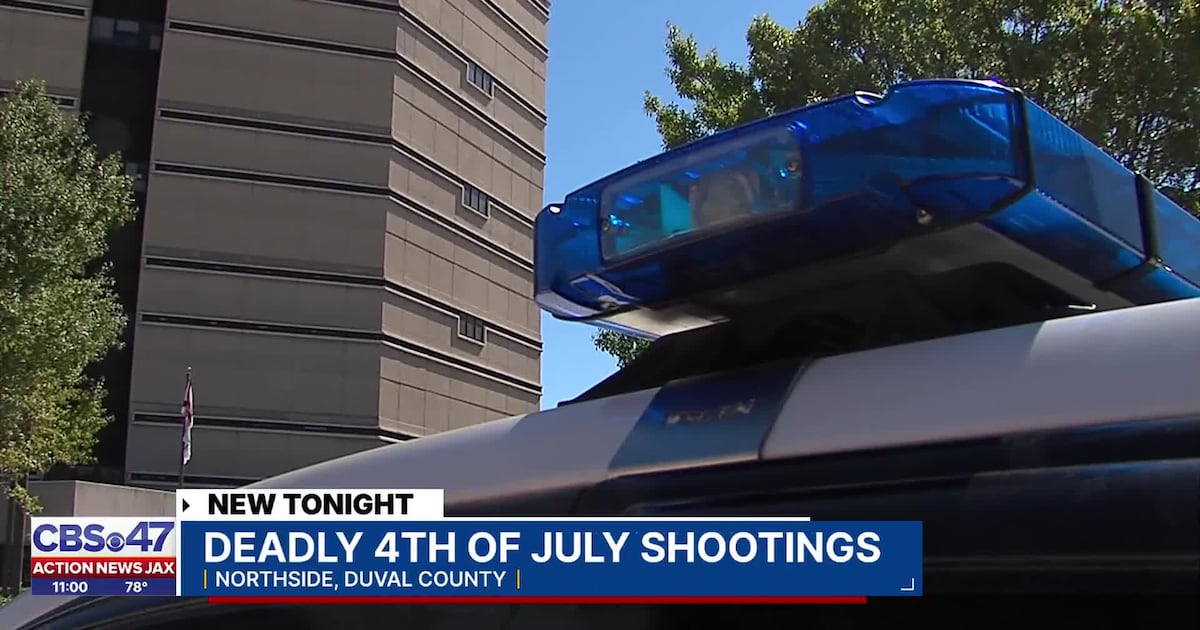 Four shootings across Jacksonville over the holiday weekend leave two dead