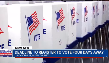 Monday is the deadline to register to vote or update your voter information