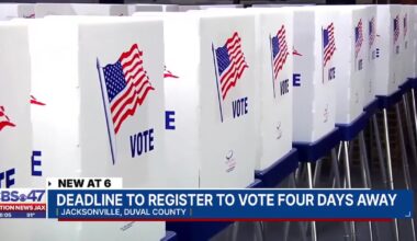 Monday is the deadline to register to vote or update your voter information