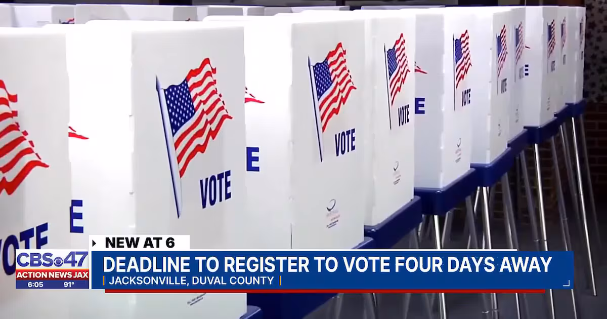 Monday is the deadline to register to vote or update your voter information