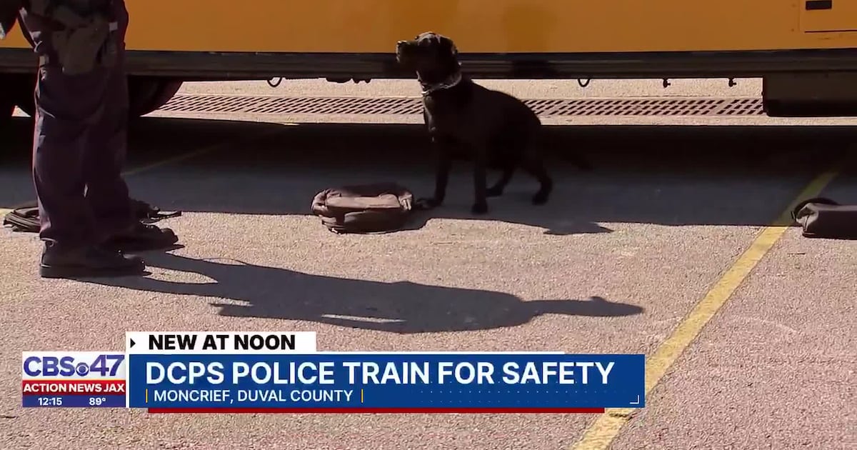 DCPS police dogs train for campus safety