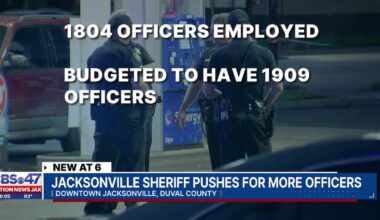 Number of JSO officers employed per 1000 residents is below national average, Sheriff says – Action News Jax