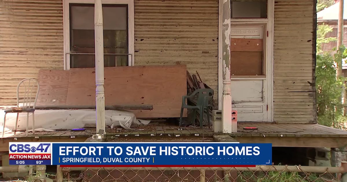 Jacksonville Councilmember working on bill to incentivize restoration of historic homes