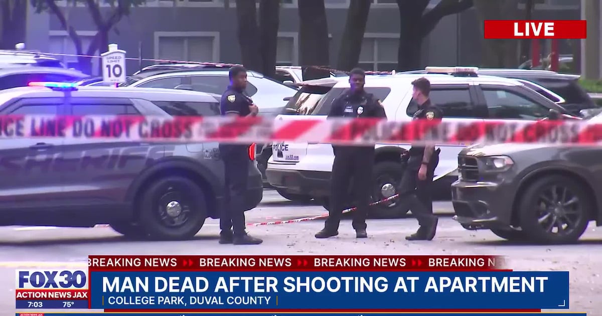 Man shot, killed at apartment complex in Jacksonville’s College Park neighborhood – 104.5 WOKV