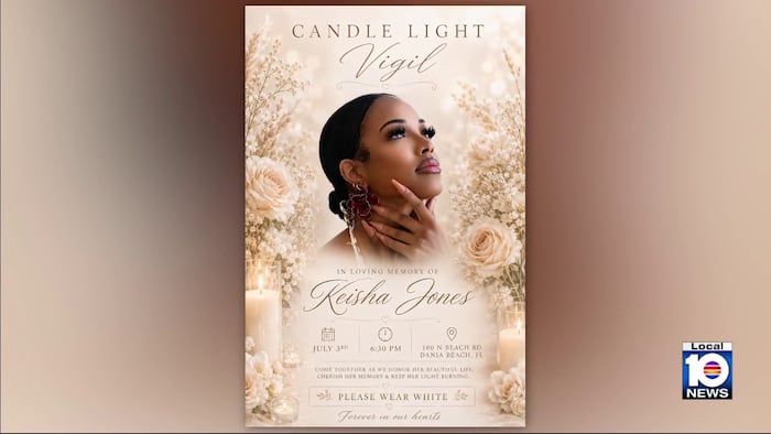 Answers sought as family gathers for candlelight vigil honoring Keisha Jones
