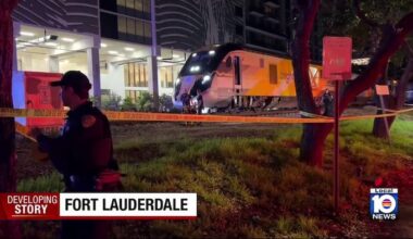 Woman killed after being struck by Brightline train in Fort Lauderdale