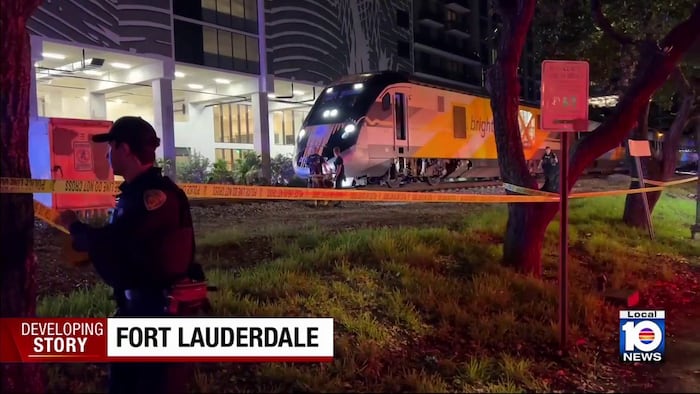 Woman killed after being struck by Brightline train in Fort Lauderdale