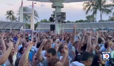 Argentina edges Cape Verde 3-2 in extra-time thriller as fans pack Miami Beach watch parties