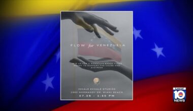 Miami Beach studio turns yoga session into relief effort for Venezuela