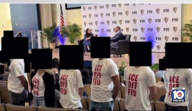 FIU students reprimanded after silent ICE protest during president’s speaking event