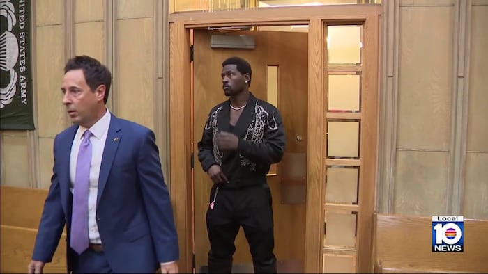 Antonio Brown appears in court as house arrest conditions change in attempted murder case