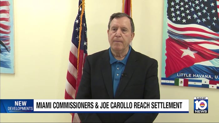 Miami commission settles $770K lawsuit with Joe Carollo over frozen pension program