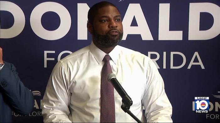 Byron Donalds defends debate decision, outlines housing plan during Hialeah campaign stop