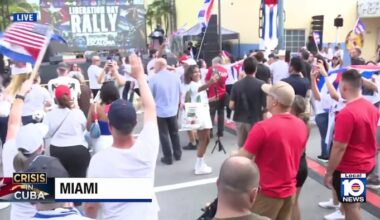 Cubans’ ‘Liberation Day’ rally in Miami marks 5th anniversary of protests