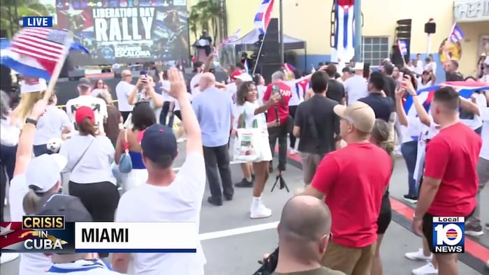 Cubans’ ‘Liberation Day’ rally in Miami marks 5th anniversary of protests