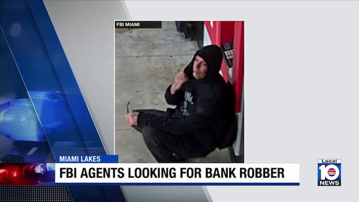 FBI searching for Miami Lakes bank robber
