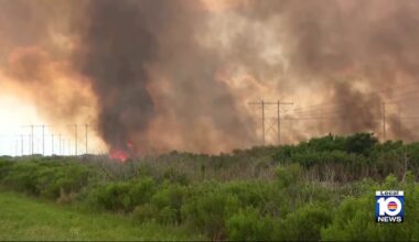 Brush fire in West Broward continues to burn thousands of acres