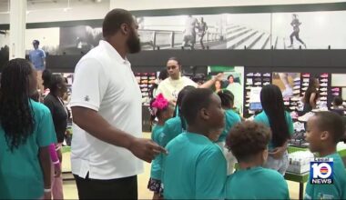 Florida’s back-to-school sales tax holiday begins as Vernon Carey’s foundation helps students shop for new school year