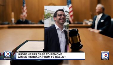 Judge hears testimony in lawsuit seeking to remove Fishback from Florida governor’s race