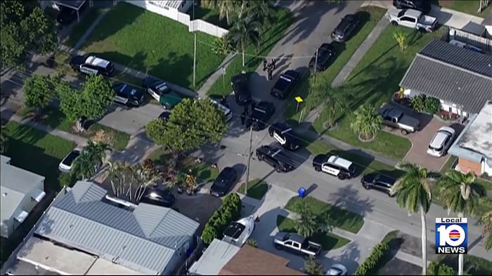 Stolen car chase ends in guns-drawn standoff after crash involving two police cruisers
