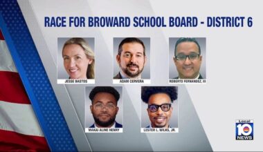 Several candidates vying for Broward County School Board District 6 seat