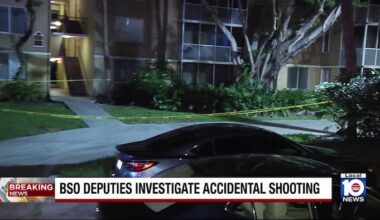 1 injured in accidental shooting in Pompano Beach, deputies say