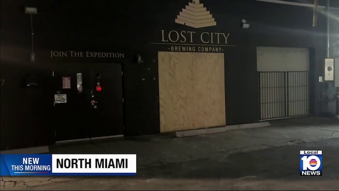 Driver arrested after crashing vehicle into parked cars, front of North Miami brewing company, police say