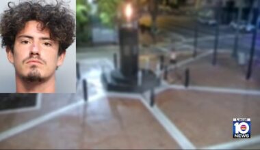 Miami police release surveillance video after arrest in Bay of Pigs Monument vandalism case