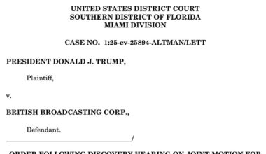 Donald Trump's effort to run his lawsuits out of Florida has hit a snag: the law